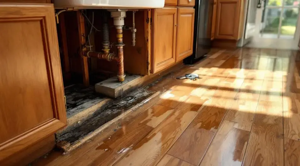 Kitchen Leak Damage Repair Englewood